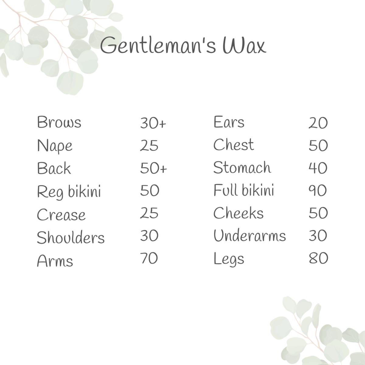 Gentlemans Waxing Services at Serene Retreat by dMarie
